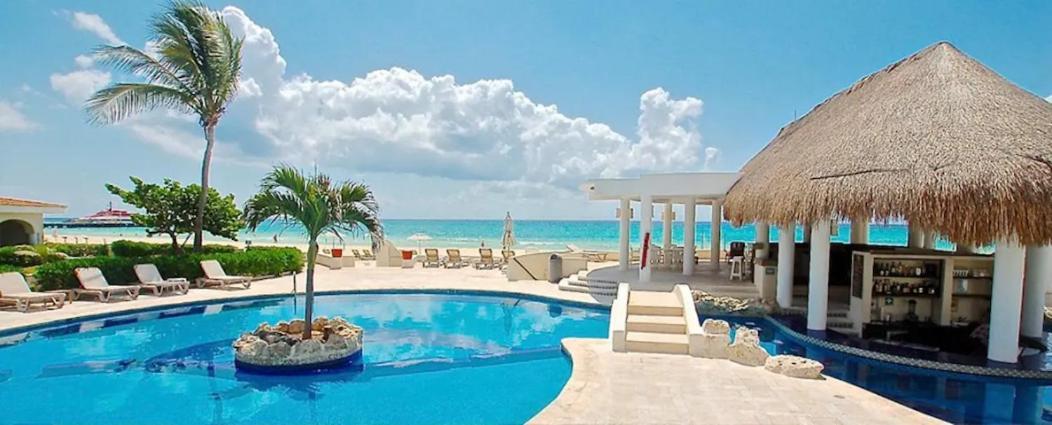 Departamento Frente Al Mar Con Dos Recamaras Y Seguridad 24 H A Dos Cuadras De La Quinta Avenida Playa del Carmen Dış mekan fotoğraf